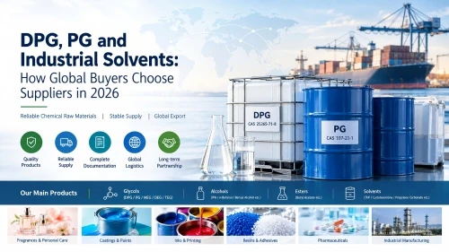 DPG, PG y disolventes industriales: cómo los compradores globales eligen proveedores en 2026